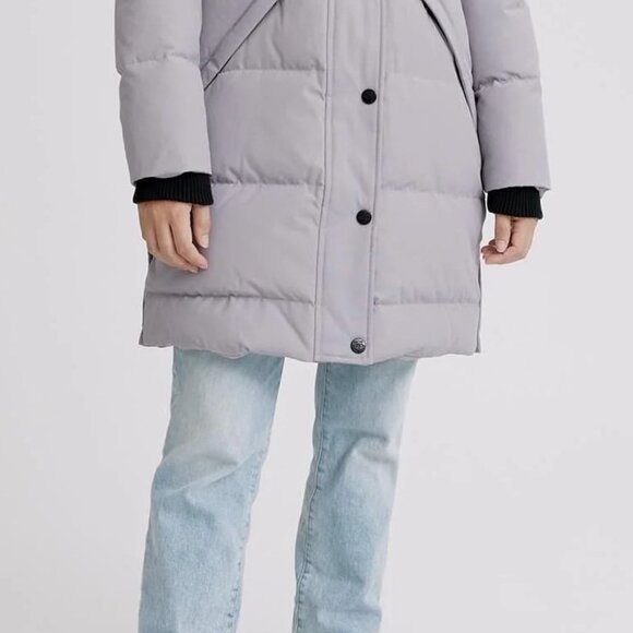 Arctic Expedition Slate Grey Winter Coat Plus Size - Picture 2 of 12